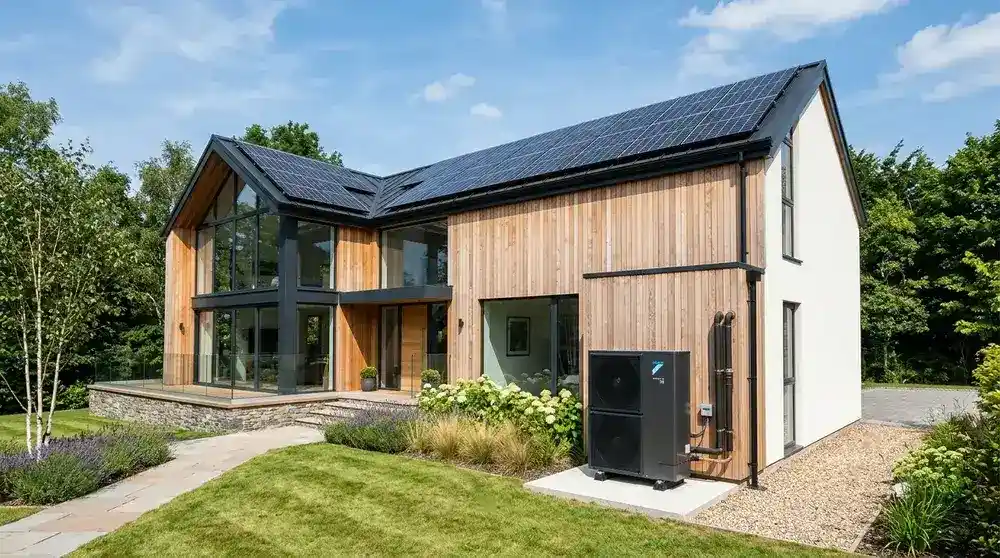 Instalar aerotermia en A Coruña combinada con placas solares en una vivienda