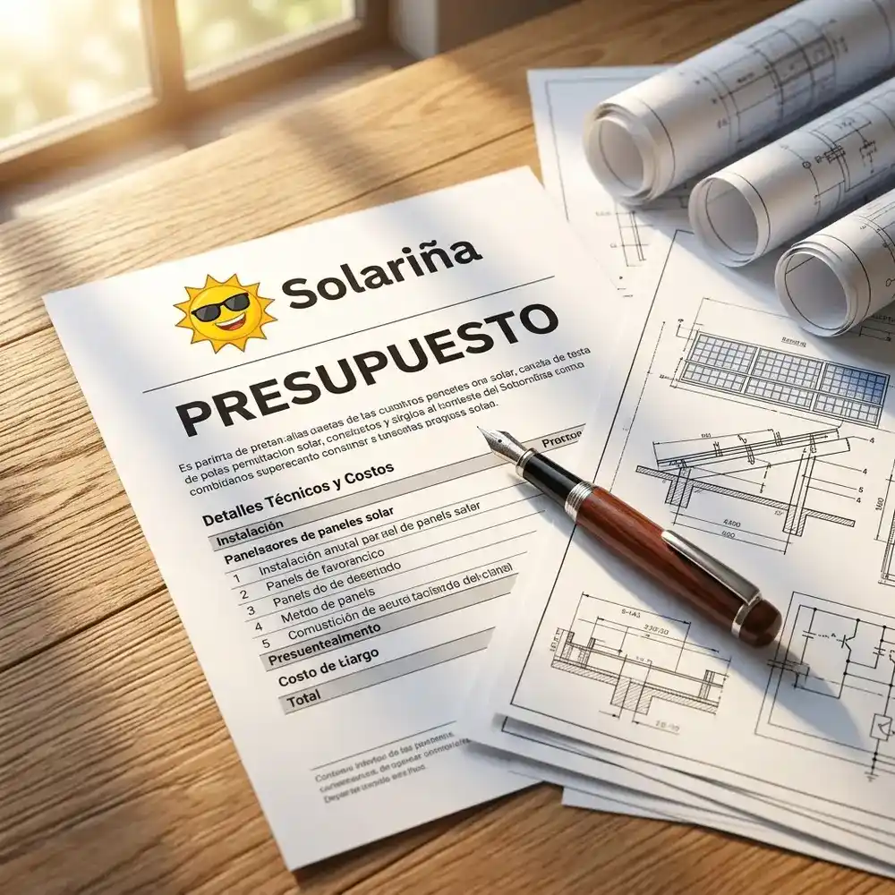 Presupuesto de instalación de placas solares en Galicia